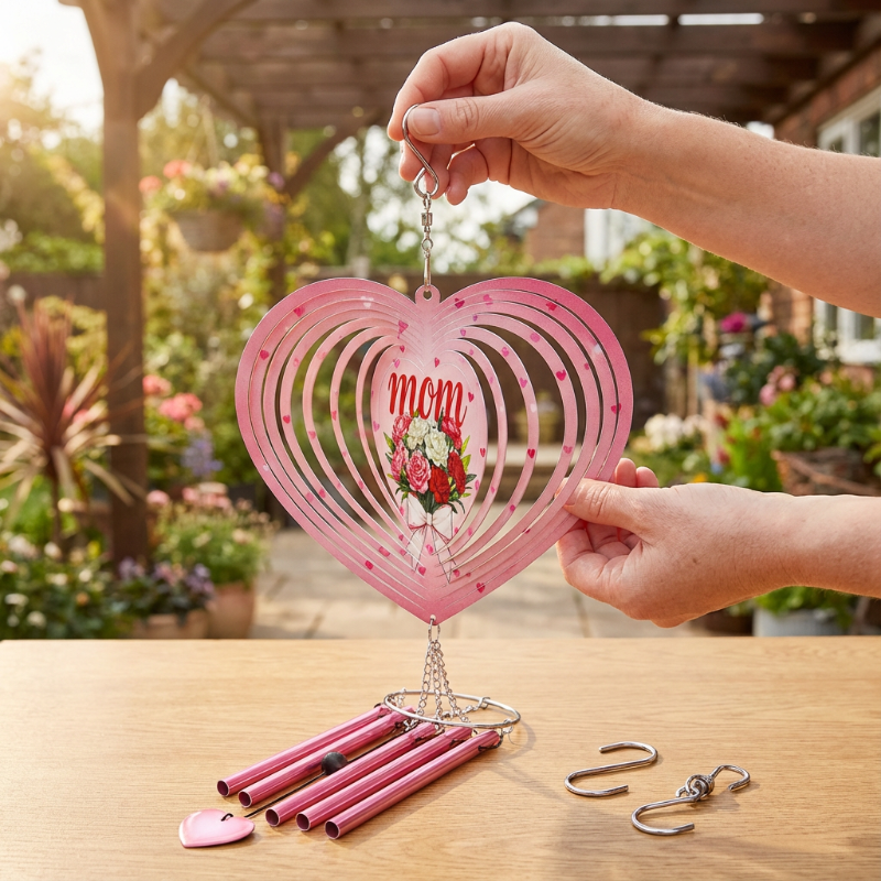 3D Kinetische Spinner – Breng Magie in je Tuin! Perfect als Moederdagcadeau! 🎶🌪️ Nu met Korting!