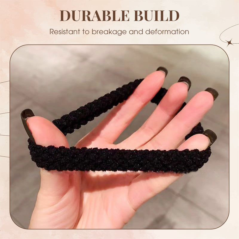 🔥Hoe meer je koopt, hoe meer je krijgt🎉Duurzame, brede elastische haarelastiek