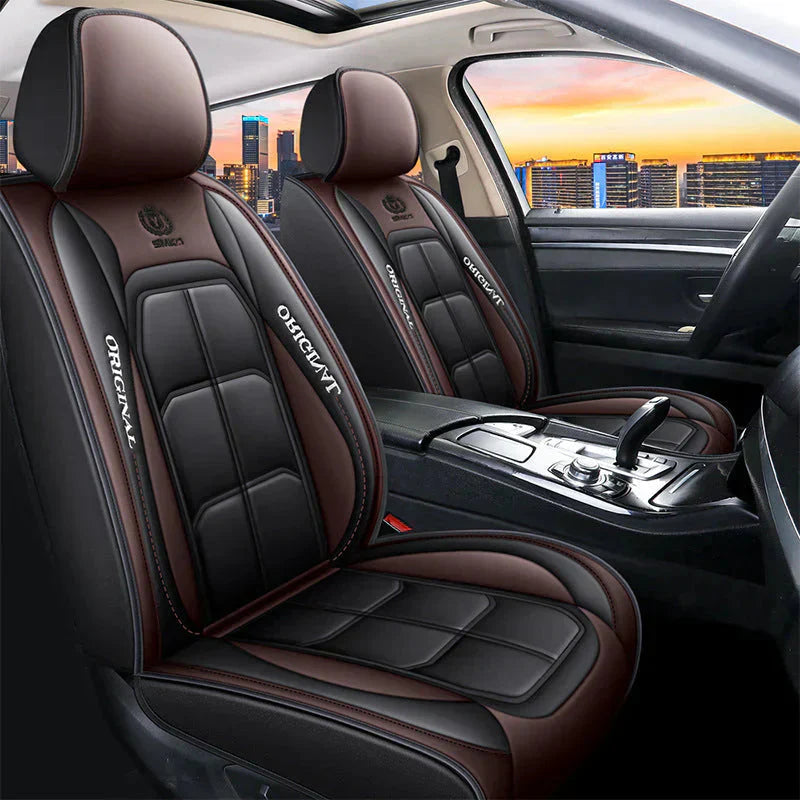 🎉50% Korting!🚗Premium Lederen Stoelhoezen – Universeel, Comfortabel & Veilig voor Elke Auto!