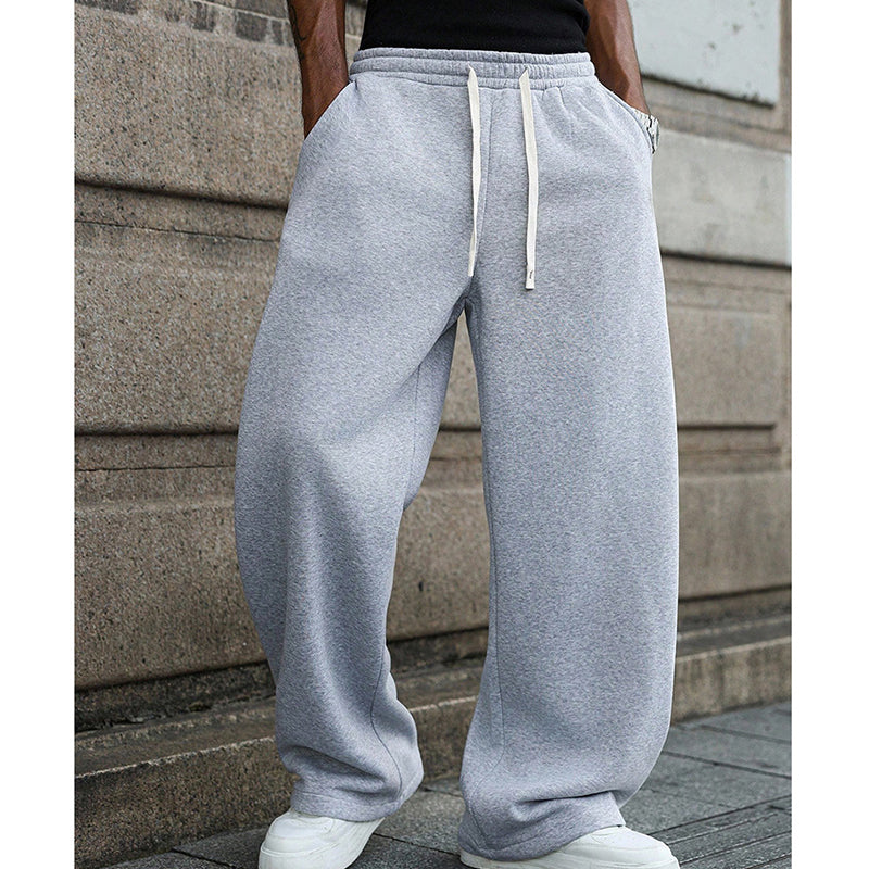 🩳 50% KORTING! 👖 Herenbroek met trekkoord - Comfortabele katoenen stof, zakken en een casual stijl voor dagelijks gebruik en sporten 🏃‍♂️