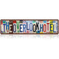 Vintage "Love You More" kentekenplaat blikken bord