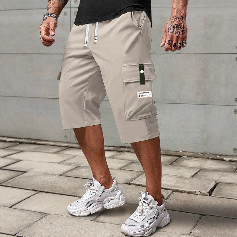 🔈🔈2026 NIEUWE AANWINSTEN - 50% KORTING🔥👖Casual capribroek met trekkoord voor heren