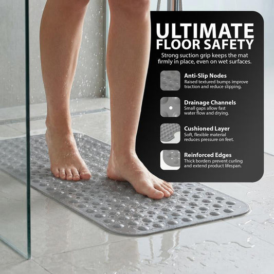 🎁2026 Nieuw binnen 50% KORTING💥40“x16” antislip badmat met zuignappen
