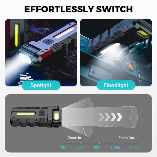 🎁2026 Nieuw binnen 50% KORTING💥LED-werklamp met 180° draaibare kop
