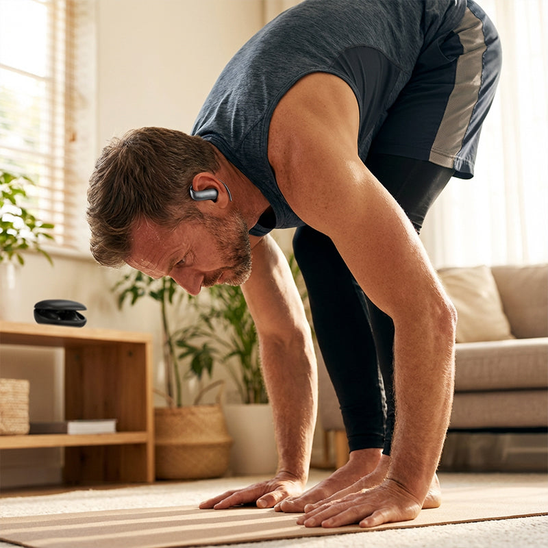 🎧 Draadloze Bluetooth 6.0-koptelefoon – 48 uur speeltijd, IPX5 zweetbestendig en ultralicht (4,2 g), ideaal om mee te hardlopen 🎧🏃‍♂️