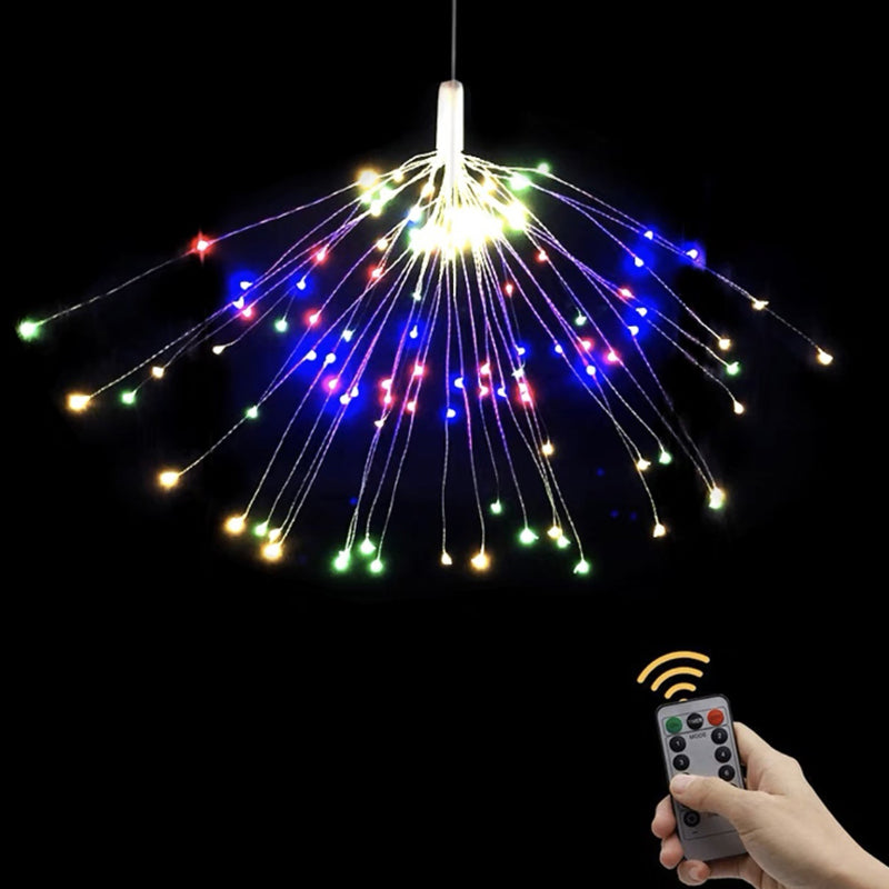 ✨ Zonne-energie Vuurwerk Lichtslinger – Magische Tuinverlichting voor Terras, Feesten & Avonden | Nu 63% Korting