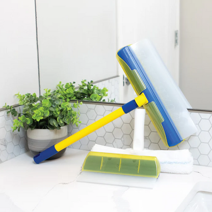 Nu 50% KORTING! 🧽5-Delige Krasvrije Raamwisser Set – Streeploos Schone Ramen & Autoruiten in Enkele Minuten
