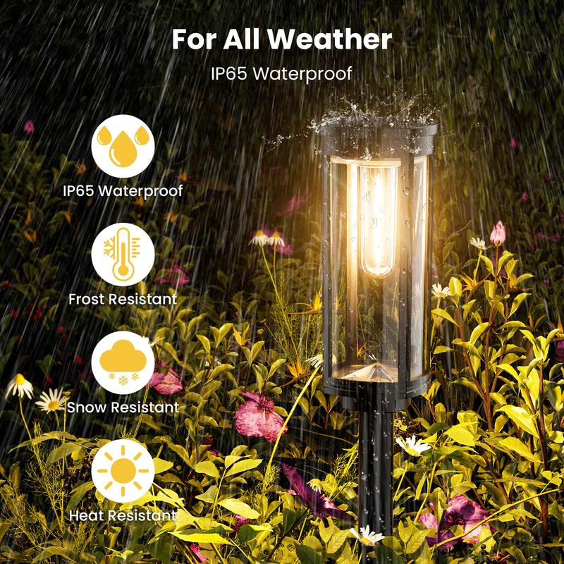 🌞Fris De Lente In Met 50% Korting!🌞 Zonne-Energie Tuinverlichting – Retro Design, 12-14 Uur Verlichting & IP65 Waterdicht