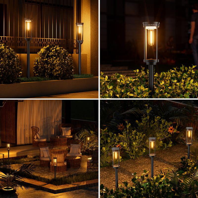 🌞Fris De Lente In Met 50% Korting!🌞 Zonne-Energie Tuinverlichting – Retro Design, 12-14 Uur Verlichting & IP65 Waterdicht