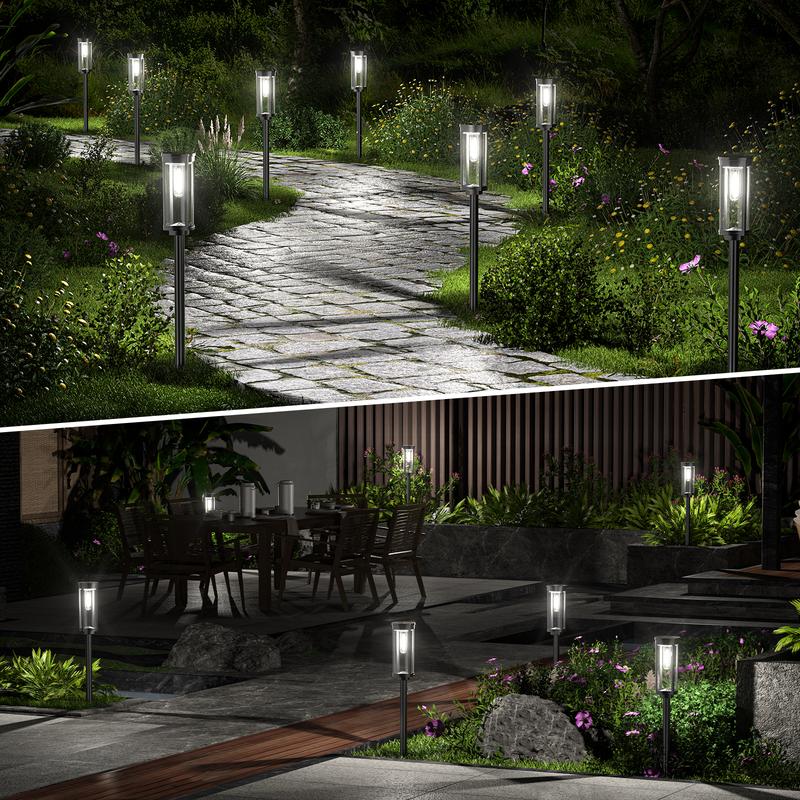🌞Fris De Lente In Met 50% Korting!🌞 Zonne-Energie Tuinverlichting – Retro Design, 12-14 Uur Verlichting & IP65 Waterdicht