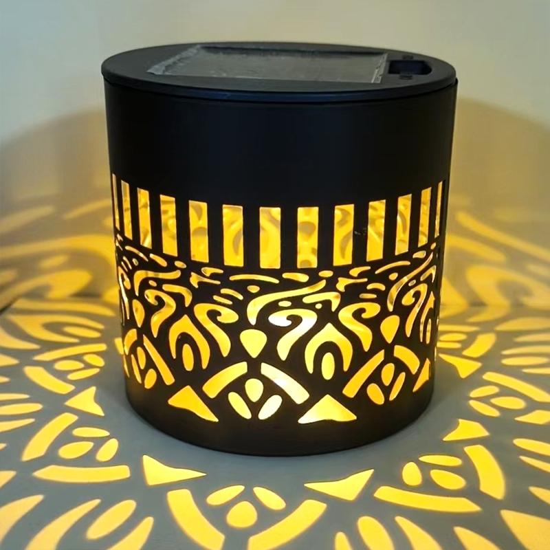 ☀️ Solar mandala lamp voor tuin & terras – 2-in-1 grondlamp & wandlamp – Decoratieve verlichting met vintage-effect – Roestvrij & duurzaam