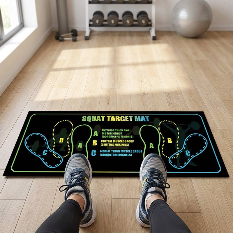 🏋️ Antislip Diatomeeënaarde Squat Targetmat – Perfecte Squats & Maximale Stabiliteit