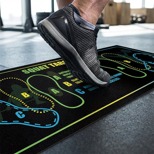 🏋️ Antislip Diatomeeënaarde Squat Targetmat – Perfecte Squats & Maximale Stabiliteit