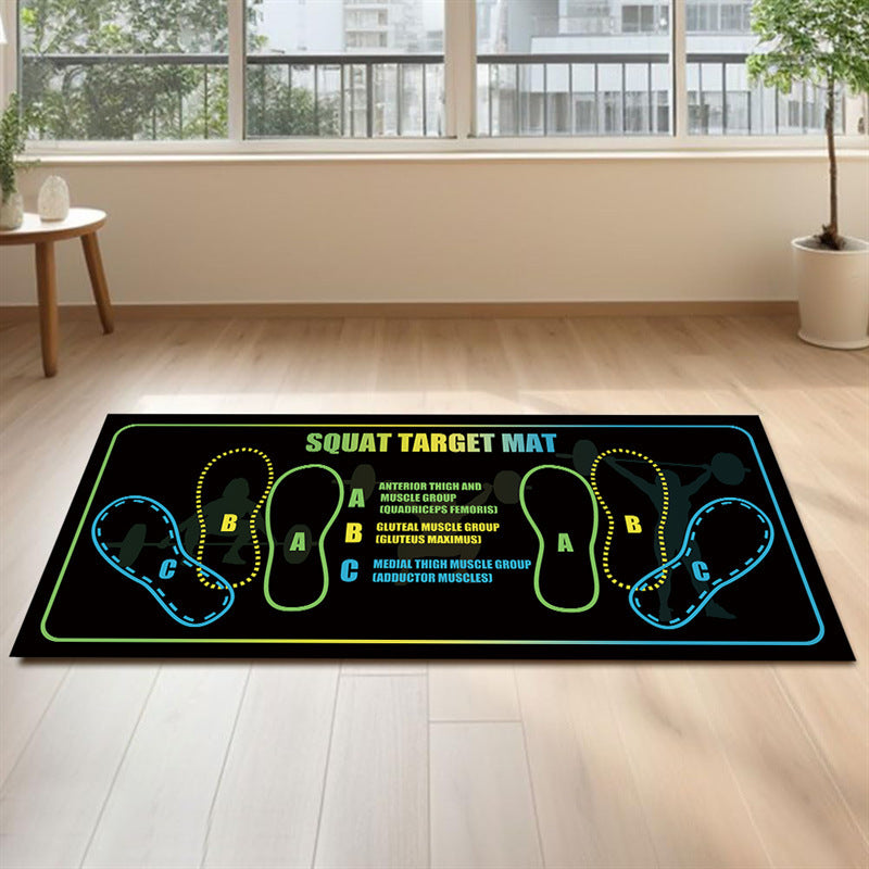 🏋️ Antislip Diatomeeënaarde Squat Targetmat – Perfecte Squats & Maximale Stabiliteit