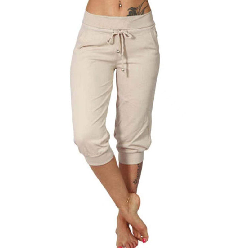 Korte joggingbroek met trekkoord in de taille om te relaxen