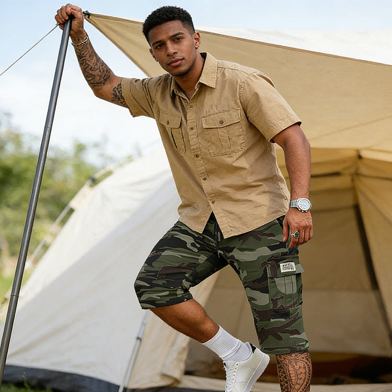 🎁2026 New Arrivals 50% OFF💖Men's Camouflage Cargo Shorts – Multi-Pocket, Adjustable Waist & Breathable Fabric