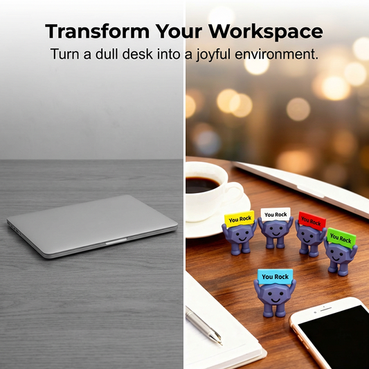 5 stuks You Rock motiverend beeldje