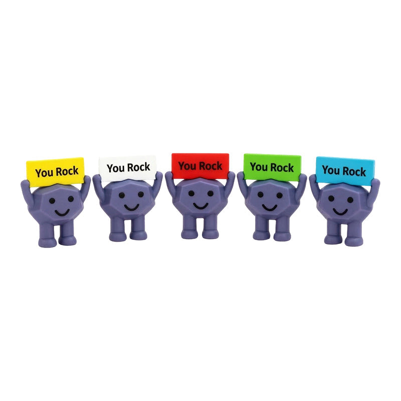 5 stuks You Rock motiverend beeldje