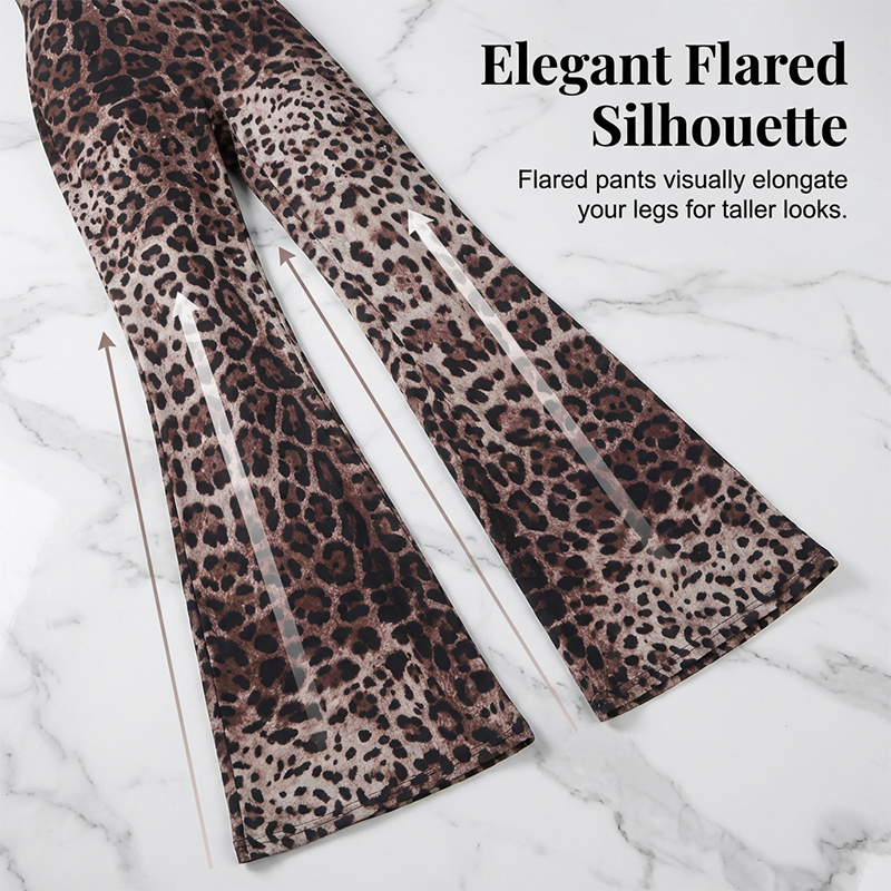 Strapless jumpsuit met luipaardprint