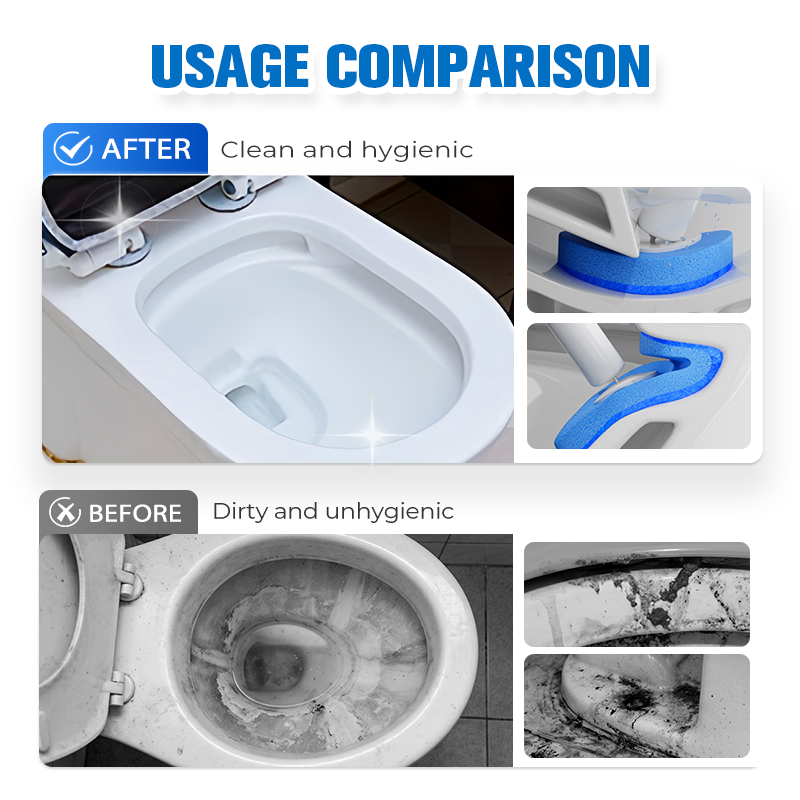 Set contactloze wegwerp-toiletborstels