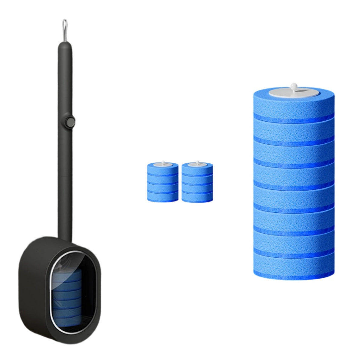 Set contactloze wegwerp-toiletborstels