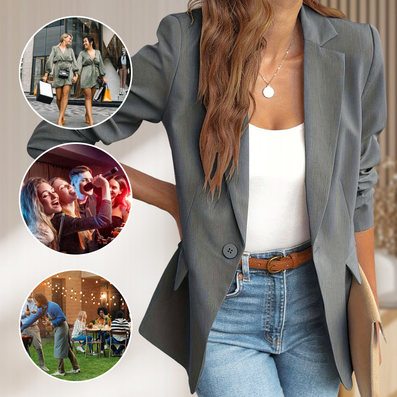 Elegante damesblazer met revers