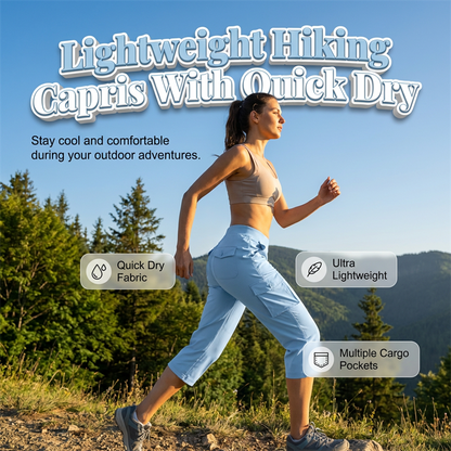💥Tijdelijke aanbieding: 50% korting ✨Lichtgewicht cargocapri's voor dames🌿 Comfort en stijl, klaar voor avontuur 🌿