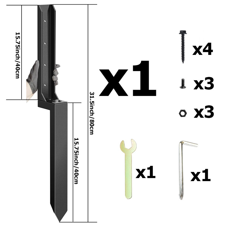 Reparatieset voor zware afrasteringspale