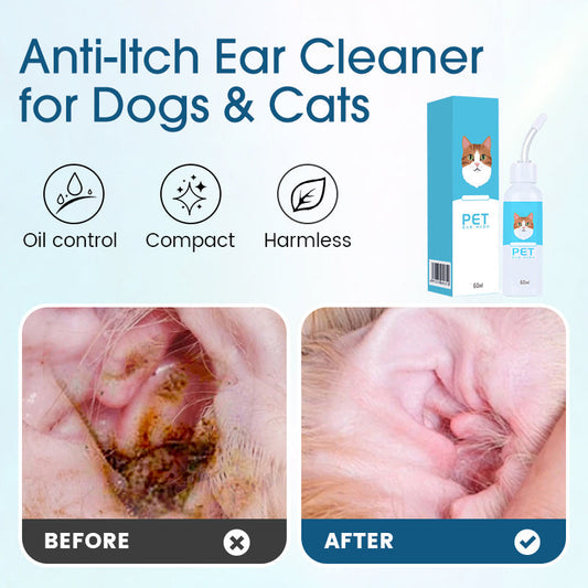 🐾🔥 50% KORTING | Oorreiniger voor Honden & Katten – Zachte Verzorging