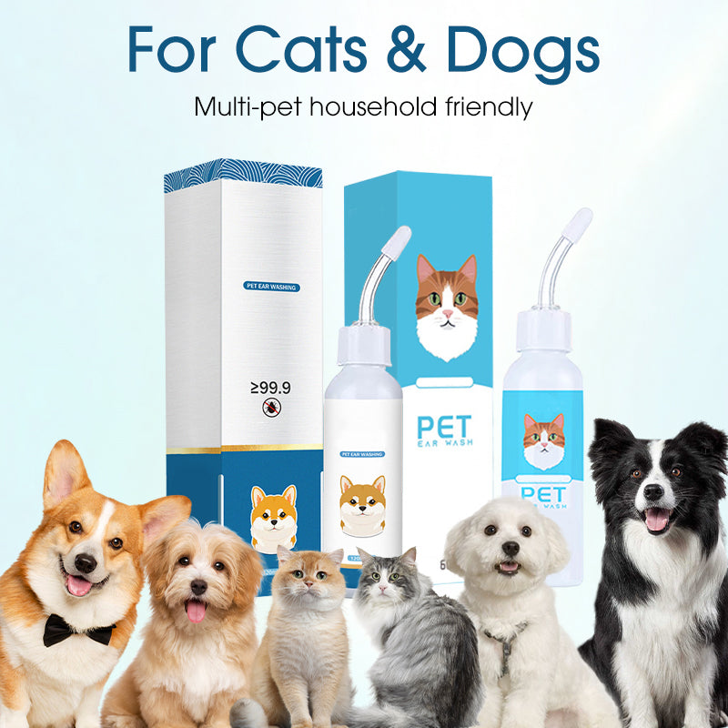 🐾🔥 50% KORTING | Oorreiniger voor Honden & Katten – Zachte Verzorging