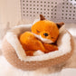 🏠 Schattige knuffel met een slapend diertje 🐾  De perfecte metgezel voor het slapengaan