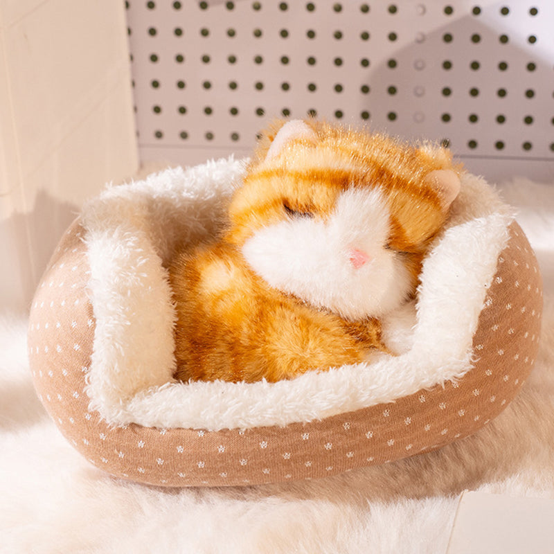 🏠 Schattige knuffel met een slapend diertje 🐾  De perfecte metgezel voor het slapengaan