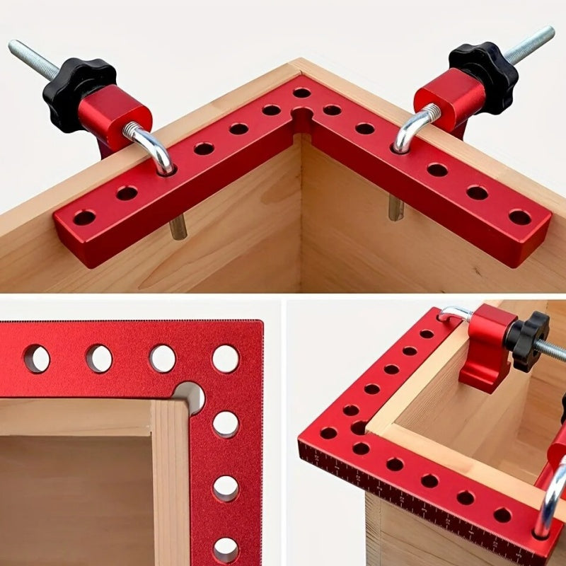 📐 90° Haakse Klemmen • Aluminium • Dubbele Maat • Precies & Sterk