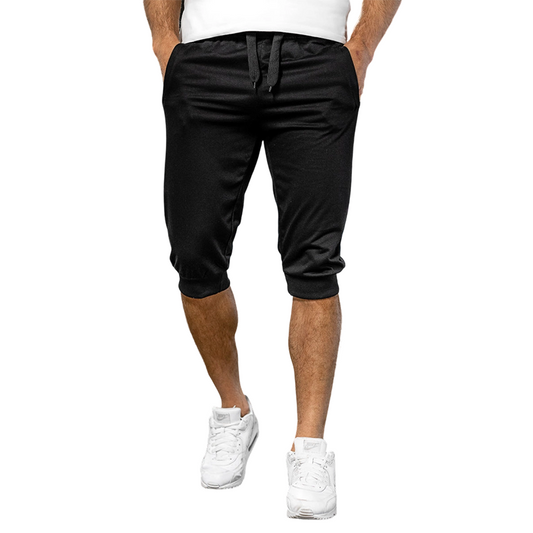 Slim-fit capri-joggingbroek voor heren