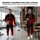 Heren Trainingspak Set met Gradiënt | Hoodie en Joggingbroek