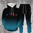 Heren Trainingspak Set met Gradiënt | Hoodie en Joggingbroek