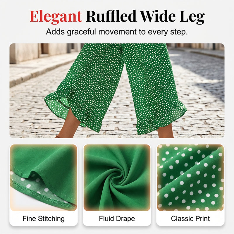 ⏳Tijdsgebonden special⏰Dames ruime taille hoge broek met wijde pijpen – Slankmakend, comfortabel & stijlvol