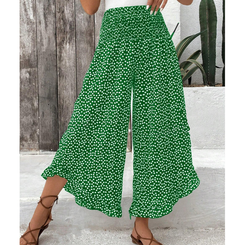 ⏳Tijdsgebonden special⏰Dames ruime taille hoge broek met wijde pijpen – Slankmakend, comfortabel & stijlvol