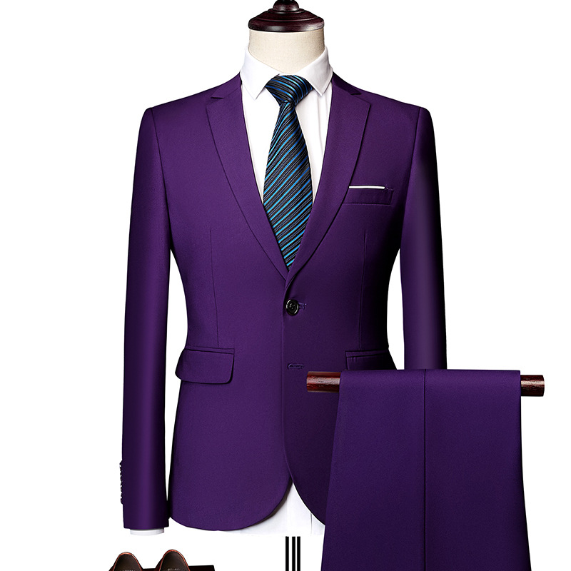 ✨👔60% KORTING + GRATIS VERZENDING 💼Tweedelig herenpak in moderne pasvorm – ademend, kreukvrij en professionele stijl ✨
