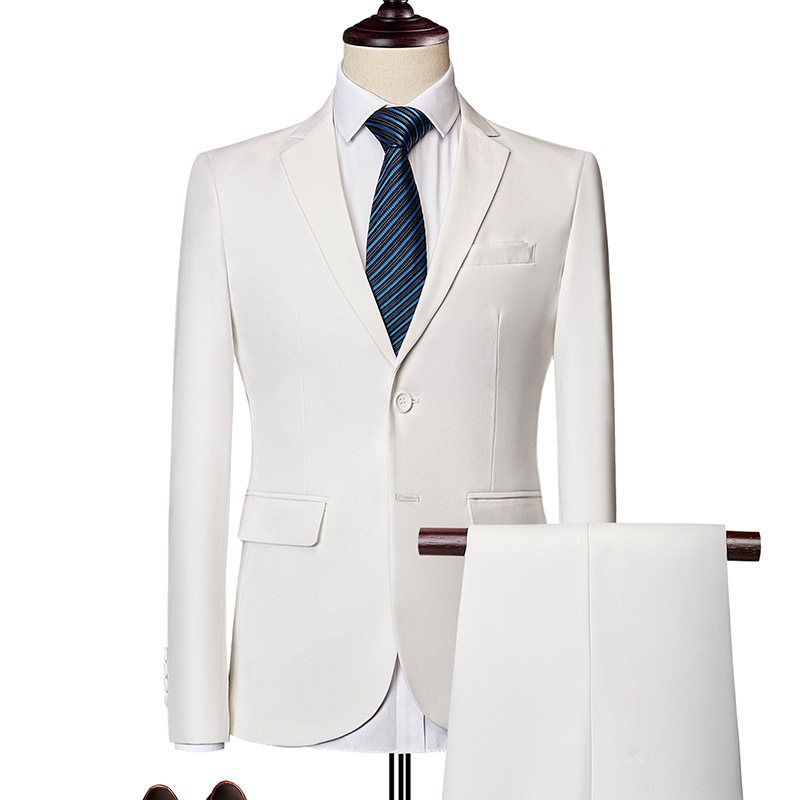 ✨👔60% KORTING + GRATIS VERZENDING 💼Tweedelig herenpak in moderne pasvorm – ademend, kreukvrij en professionele stijl ✨