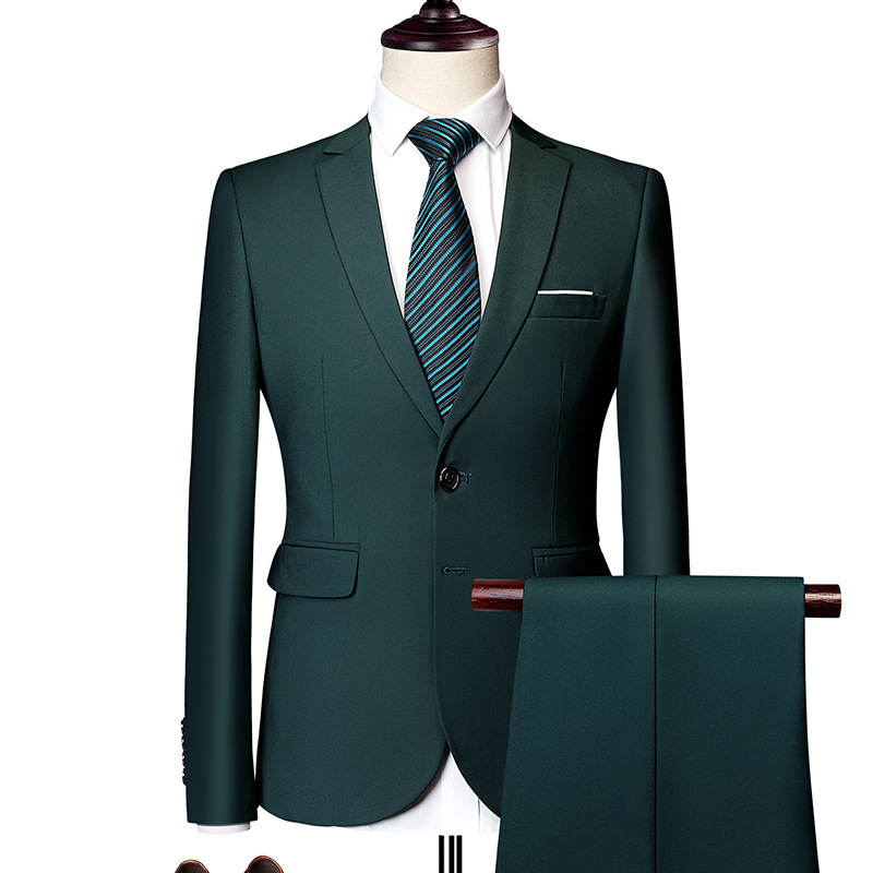 ✨👔60% KORTING + GRATIS VERZENDING 💼Tweedelig herenpak in moderne pasvorm – ademend, kreukvrij en professionele stijl ✨