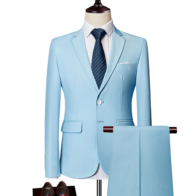 ✨👔60% KORTING + GRATIS VERZENDING 💼Tweedelig herenpak in moderne pasvorm – ademend, kreukvrij en professionele stijl ✨