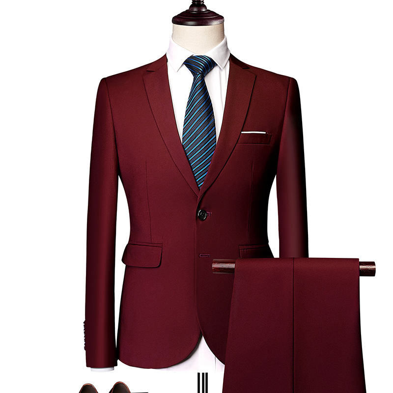 ✨👔60% KORTING + GRATIS VERZENDING 💼Tweedelig herenpak in moderne pasvorm – ademend, kreukvrij en professionele stijl ✨