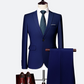 ✨👔60% KORTING + GRATIS VERZENDING 💼Tweedelig herenpak in moderne pasvorm – ademend, kreukvrij en professionele stijl ✨