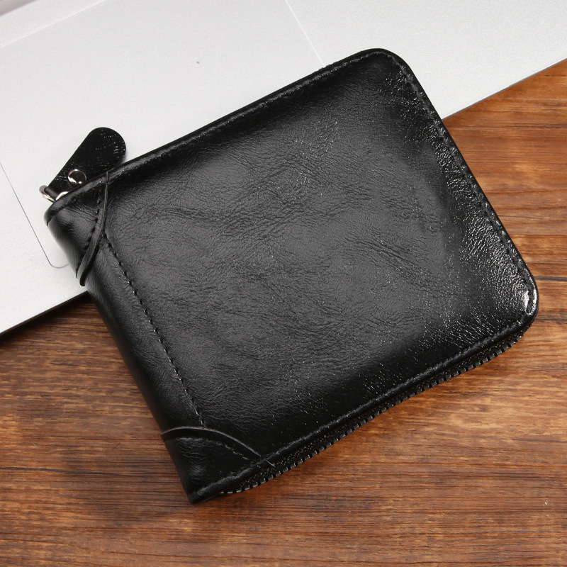Heren casual vintage vierkante portemonnee