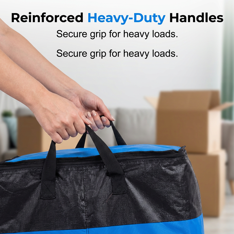 🧳 50.000+ verkocht!📦 Heavy-Duty Verhuis- & Opbergtas (Tot 180L) | Oersterk & Waterafstotend🏠