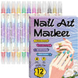 🥳HETE UITVERKOOP 2026🥳💞Meer dan 50k+ verkocht!✨Nail Art Stiften Set met Dubbele Punt | Professionele Pennen voor Nagelkunst