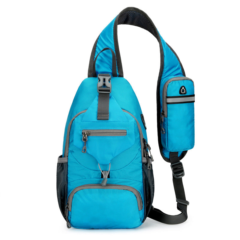 🎒 50% KORTING! ✨ Heren buitensport-schoudertas – Met meerdere vakken, waterafstotend, ademende rugzijde 🌦️