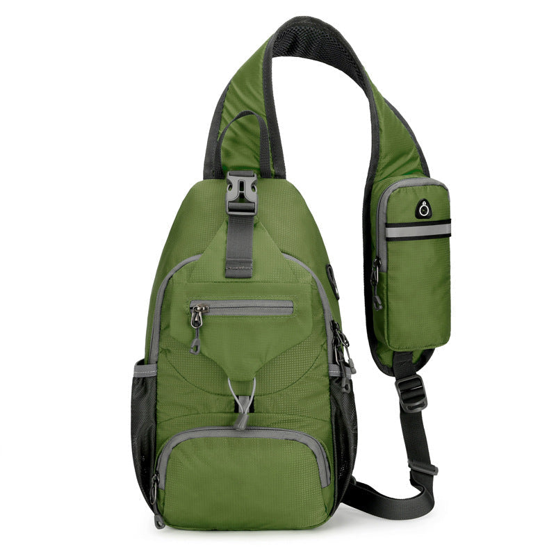 🎒 50% KORTING! ✨ Heren buitensport-schoudertas – Met meerdere vakken, waterafstotend, ademende rugzijde 🌦️