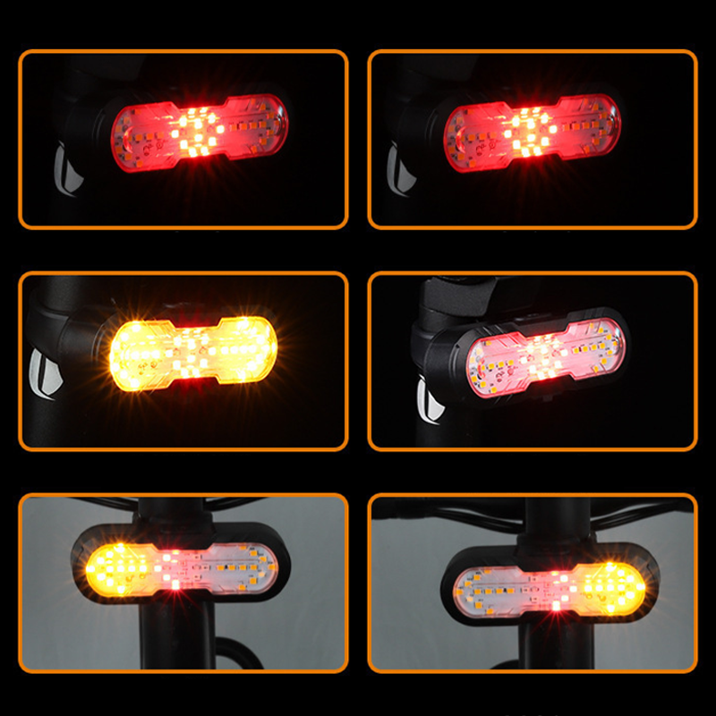 🚨 NIEUW Draadloos Fiets Achterlicht | Richtingsaanwijzer & Veilig Oplaadbaar🚲